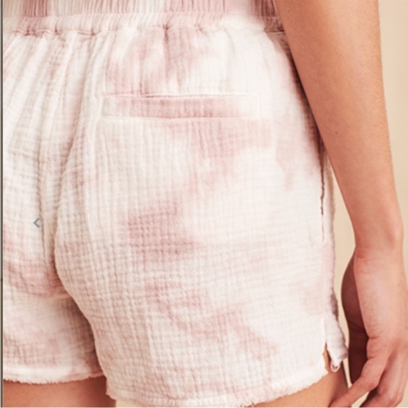 Faherty Topanga Organic Cotton Short In Ventura Tie Dye Pink NWT Size Medium - Picture 5 of 11